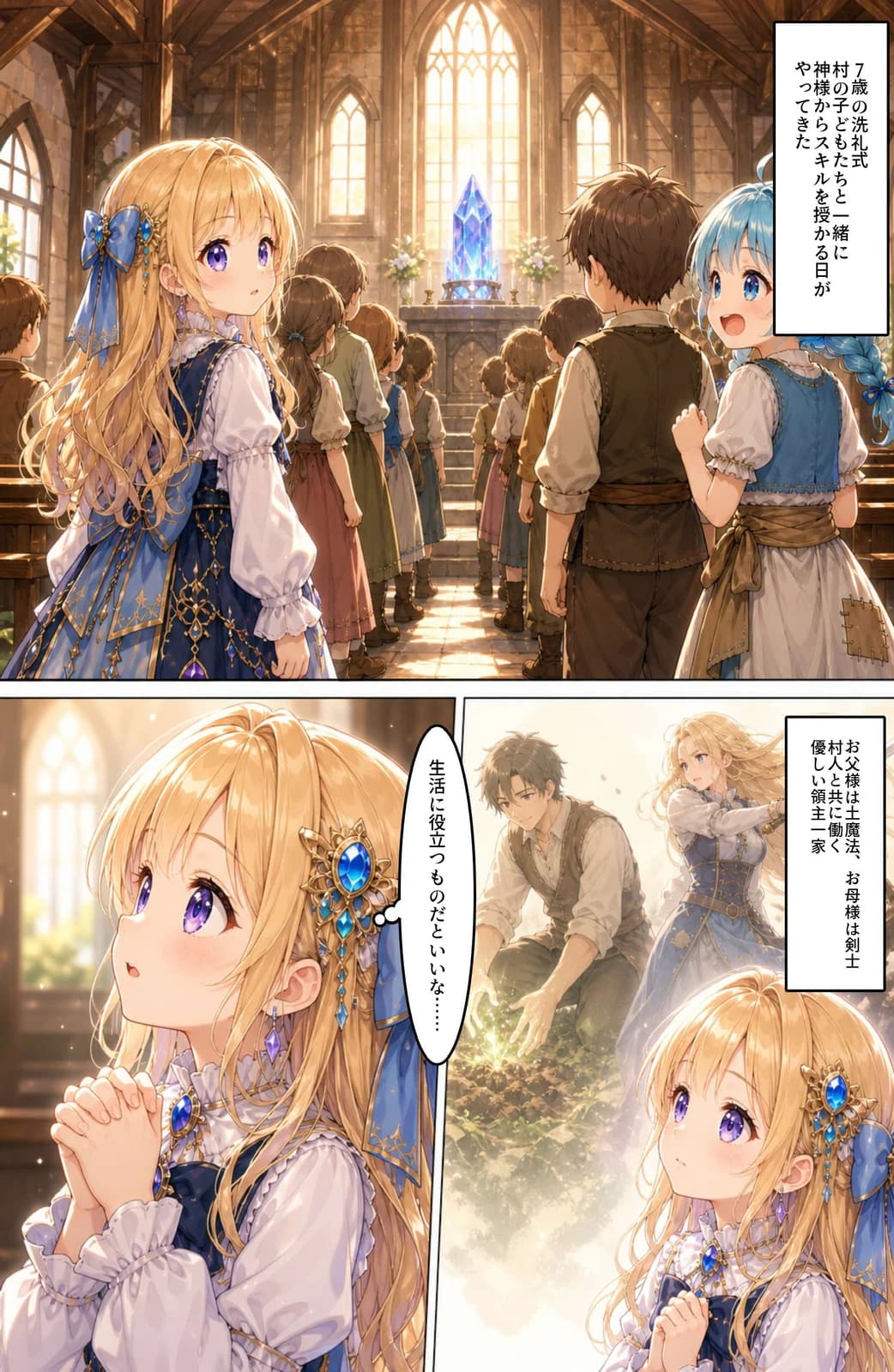 異世界転生漫画の作例